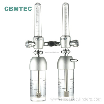 High Quality Double Type Medical Oxygen Flowmeter